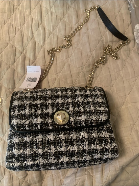 kate spade Handbags - KATE SPADE-TWEED Natalia Flap Crossbody Shoulder Bag NWT